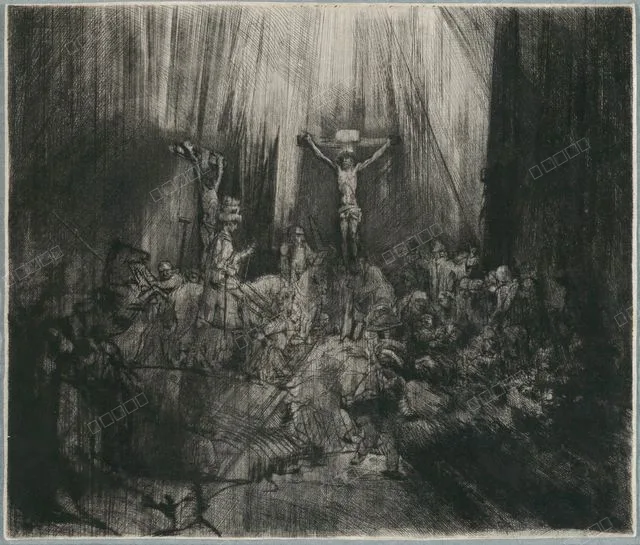 Christ Crucified between the Two Thieves: "The Three Crosses"